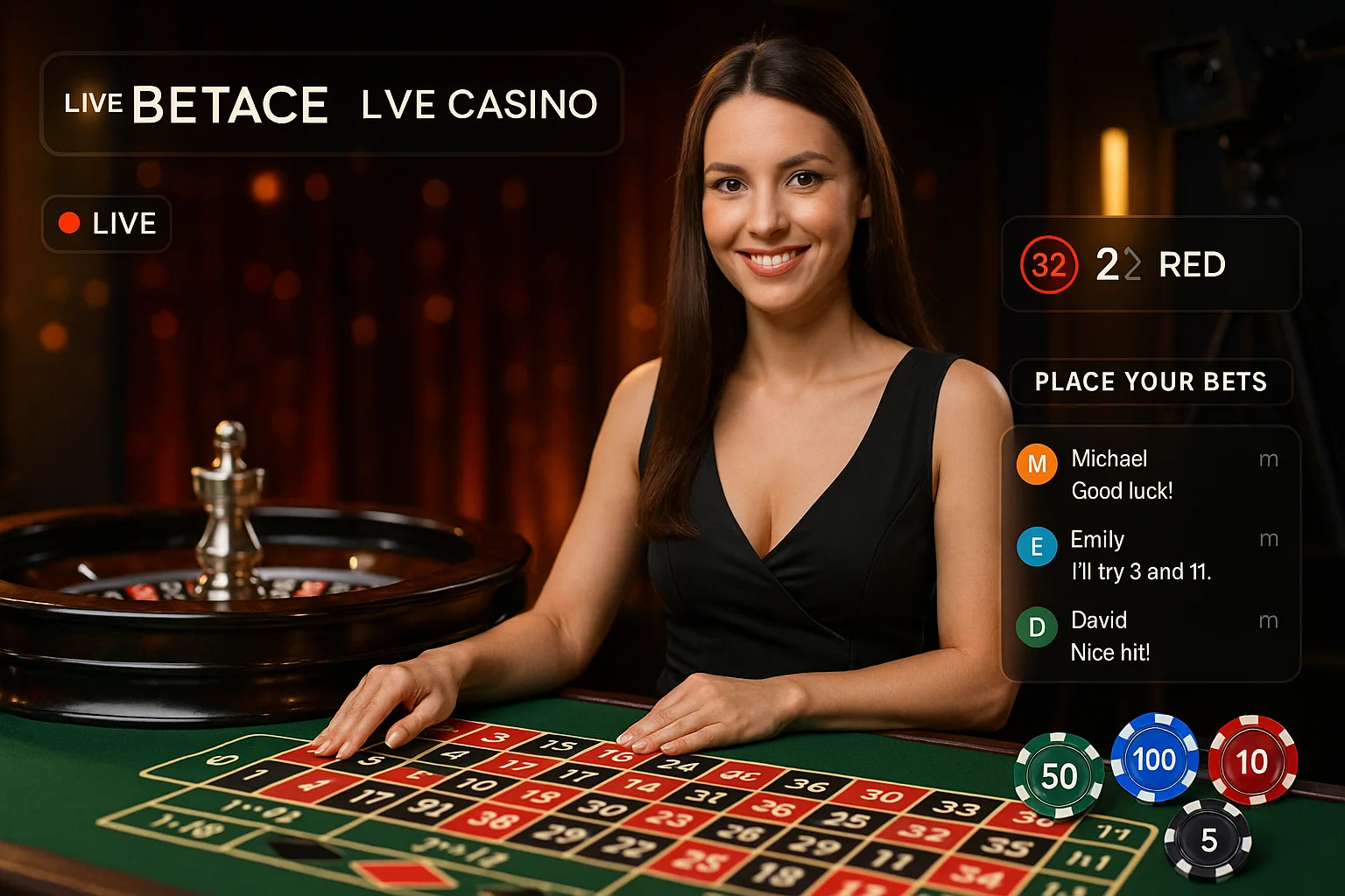 O BETACE Live Casino lança promoções regularmente