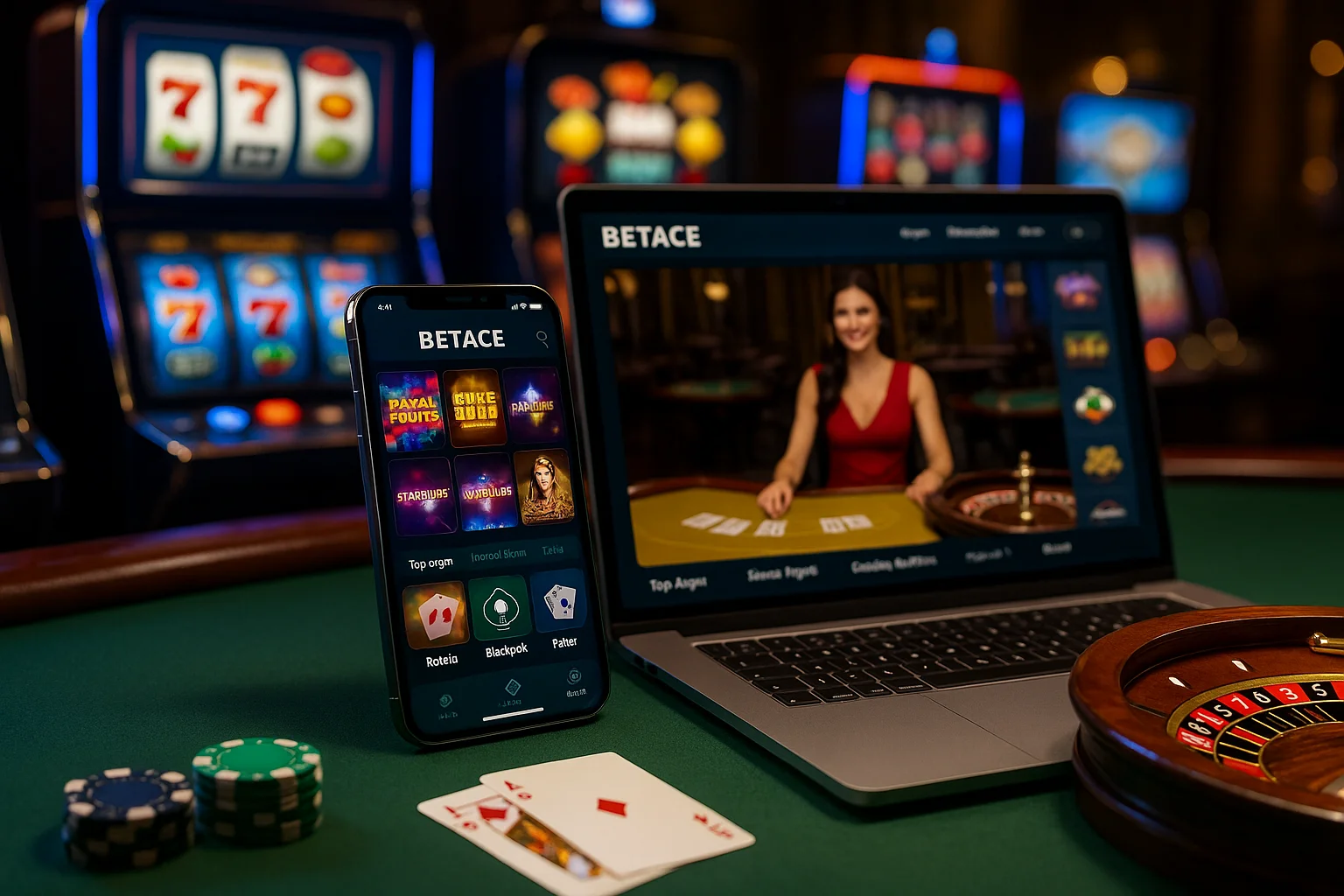 Jogos de cassino online inovadores e emocionantes na BETACE
